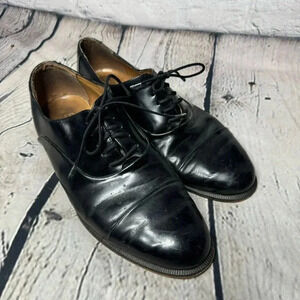Embassy Black Leather Oxford Dress Shoes Lace Up Casual Shoes size 9.5